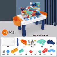 Bộ bàn Lego 142 Chi Tiết Cho Bé, Đồ chơi xếp hình thông minh giúp bé Phát Triển Tư Duy Vượt Trội, Tăng Khả Năng Sáng Tạo