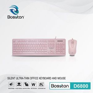 Bộ Bàn phím + Chuột Bosston D6800