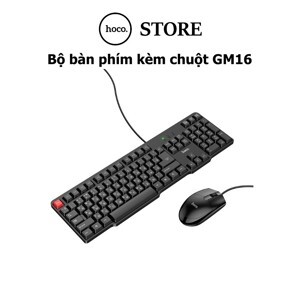 Bộ bàn phím + chuột có dây Hoco GM16