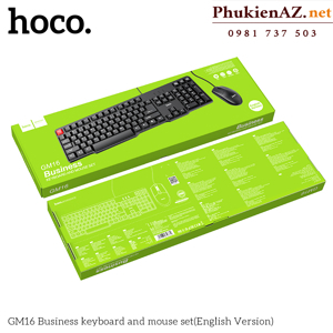Bộ bàn phím + chuột có dây Hoco GM16