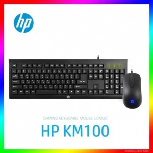 Bộ bàn phím + chuột gaming HP KM100