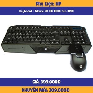 Bộ Bàn phím + Chuột HP GK1000