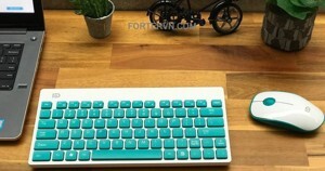 Bộ bàn phím + chuột không dây chống ồn Forter 1500