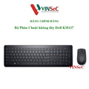 Bộ Bàn phím + Chuột không dây Dell KM117