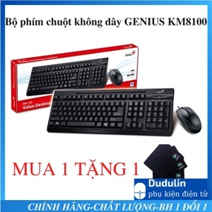 Bộ Bàn phím + Chuột không dây genius KM-8100