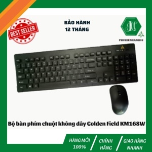 Bộ bàn phím chuột không dây Golden Field KM168W(KM168)