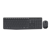 Bộ bàn phím chuột không dây Logitech MK325 (Wireless/ Màu đen)