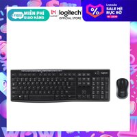 Bộ bàn phím chuột không dây Logitech MK270 LazadaMall