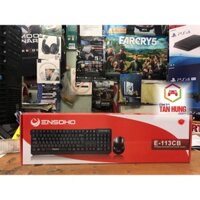 Bộ Bàn Phím Chuột không Dây Ensoho E113CB