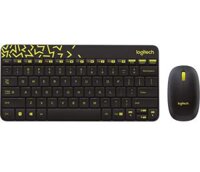 Bộ bàn phím chuột không dây Logitech MK240 NANO đen Wireless