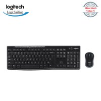 Bộ bàn phím chuột không dây Logitech MK270