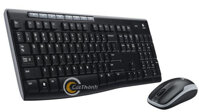 Bộ bàn phím chuột không dây Logitech MK260