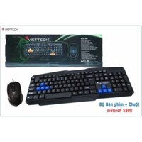 Bộ Bàn Phím Chuột Máy Vi Tính Để Bàn Máy Tính PC Laptop Văn Phòng Có Dây Viettech S800