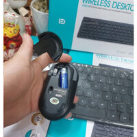 Bộ Bàn Phím Chuột Mini Không Dây FD KM810 Nhỏ Gọn - Nhiều Màu  Siêu Đẹp Hàng Chính Hãng