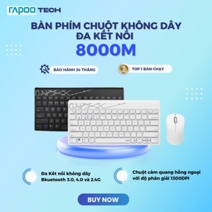 Bộ Bàn phím + Chuột Rapoo 8000M