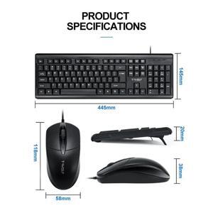 Bộ Bàn phím + Chuột T-WOLF TF500