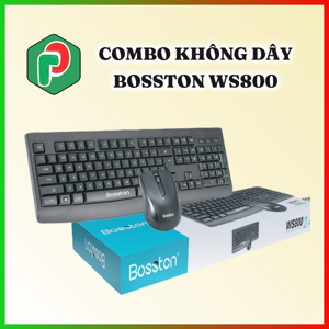 Bộ Bàn phím + Chuột wireless Bosston WS800