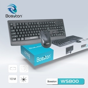Bộ Bàn phím + Chuột wireless Bosston WS800