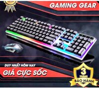 BÔ BAN PHIM GIA CƠ CHUÔT CHO MAY TINH BAN LAPTOP  CO ĐEN LED MAU CỰC ĐEP HANG CHUÂN CHÂT LƯƠNG GIA TÔT - CHI CO CHUÔT