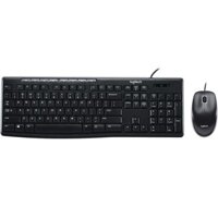 Bộ bàn phím và chuột có dây Logitech MK200 (Đen) - Chính hãng logitech