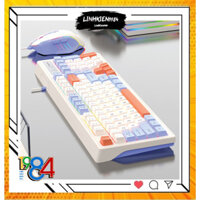 Bộ bàn phím và chuột có dây K-SNAKE KM800 chuyên game thiết kế phím mini size với bản phối màu sắc mới lạ kèm led 7 màu