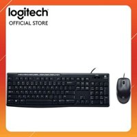 Bộ bàn phím và chuột có dây Logitech MK200 -