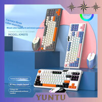 Bộ bàn phím và chuột cơ học có dây Viper KM870 với 87 phím, dành cho máy tính chơi game, laptop, văn phòng