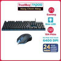 Bộ Bàn Phím Và Chuột Gaming Có Dây RAPOO V100S - Hàng Chính Hãng