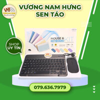 Bộ Bàn Phím Và Chuột Không Dây Pastel 💥 CHÍNH HÃNG 💥 Phụ Kiện Dùng Cho Văn Phòng ,Smart TV Nhỏ Gọn,Nhiều Màu,Tiện Dụng
