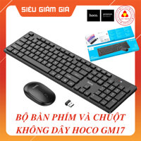 Bộ bàn phím và Chuột không dây Hoco GM17 Wireless 2.4G (USB) dành cho máy tính PC và Laptop