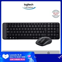 Bộ bàn phím và chuột không dây Logitech MK215