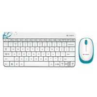 Bộ bàn phím và chuột không dây Logitech MK240 Trắng