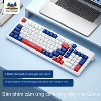 Bộ bàn phím và chuột không dây ViewSonic 98 phím, màu sắc, cho máy tính để bàn, laptop, chơi game, văn phòng
