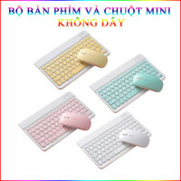 Bộ Bàn Phím Và Chuột Mini Không Dây Kết Nối Bluetooth Cao Cấp