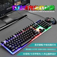 Bộ bàn phím và Chuột phát sáng 8310 của Bộ bàn phím và chuột chơi game có dây nổi có cảm giác cơ học