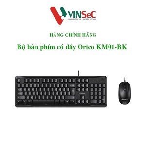 Bộ bàn phím và chuột quang có dây ORICO KM01-BK