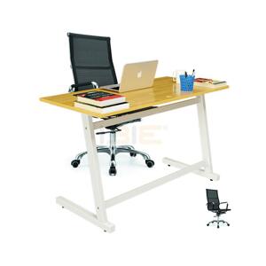 Bộ bàn Rec-T đen và ghế IBIE IB16A