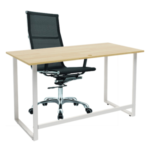 Bộ bàn Rec-T đen và ghế IBIE IB16A