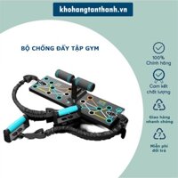 Bộ bàn tập chống đẩy tập gym 3 trong 1 kiểu dáng mới, bộ dụng cụ hít đất, bảng tập chống đẩy (Gập Bụng + Dây Kéo Tay)