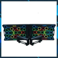 Bộ bàn tập chống đẩy tập gym tại nhà giúp ngực tay vai lưng to khoẻ - Dụng cụ tập hít đất đa năng parallettes 12 trong 1