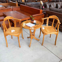 Bộ Bàn Trà 2 Ghế Gỗ Gõ Đỏ Cao Cấp