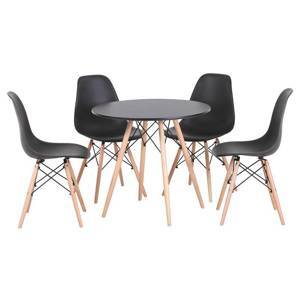 Bộ bàn tròn Eiffel 4 ghế Eames