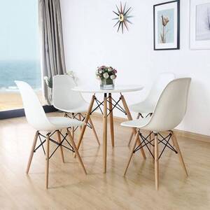 Bộ bàn tròn Eiffel 4 ghế Eames