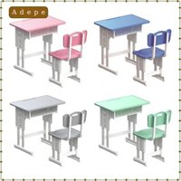 Bộ bàn và ghế thu nhỏ nhà búp bê tỷ lệ 1 / 12 cho đạo cụ chụp ảnh Diorama