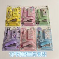 Bộ băng chỉnh sửa ghim Sanrio Boutique Số học sinh dễ thương 12 Kim bấm đồ dùng học tập có giá trị cao#2513