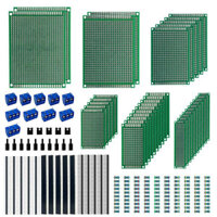 Bộ bảng điều khiển kép PCB Arduino DIY mạch hàn Bảng nguyên mẫu cho dự án điện tử