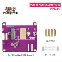 Bộ bảng mở rộng mũ SSD PCIE M.2 NVME 2230 2242 Gen3 cho 5 PCIE M.2 NVME SSD HAT Dễ sử dụng