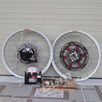 Bộ Bánh Căm Đùm Phay Niềng RCB Căm Nova Sirius - EX10