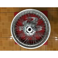 Bộ bánh dành cho sirius & exciter 2010 đùm mạ crom. Căm osaka. Niềng nhôm rcb kèm má đùm crom gắn như zin nha Ae