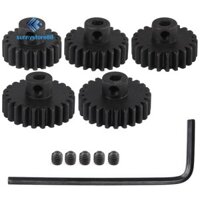 Bộ bánh răng bánh răng bằng thép cứng 32P 1 / 8 Inch 3.175mm Lỗ 20T 21T 22T 23T 24T có chìa khóa lục giác cho động cơ bàn chải không chổi than RC